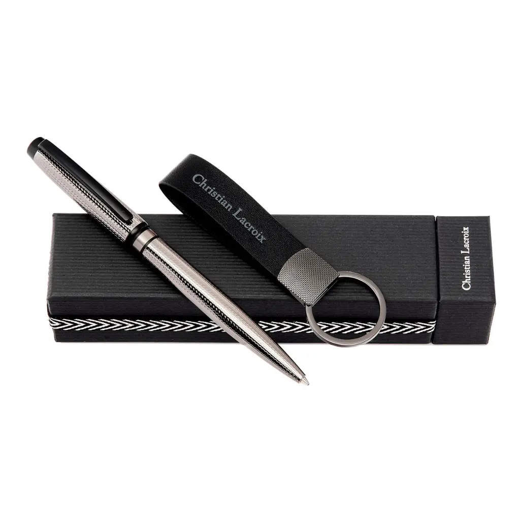 Parure Caprio (stylo bille & porte-clefs)