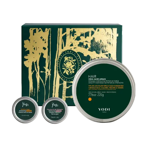 Coffret cheveux chevelure soyeuse
